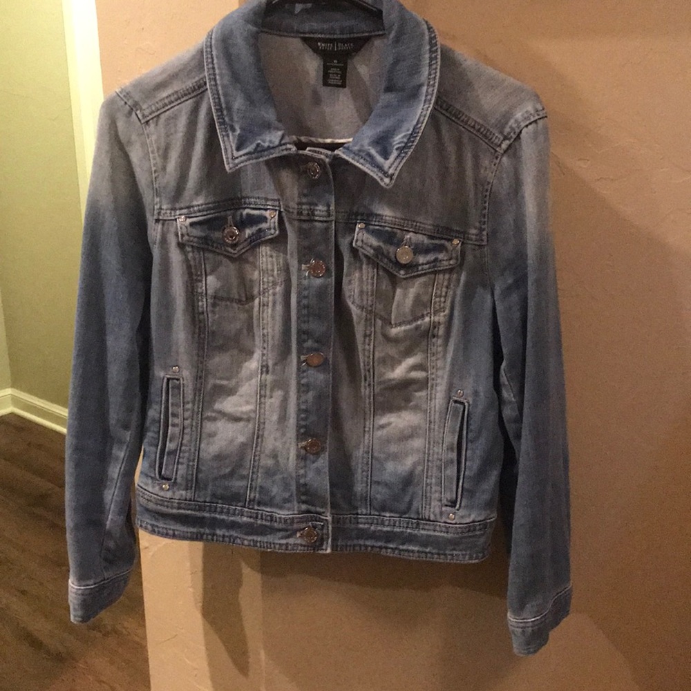 White House Black Market Denim Jacket